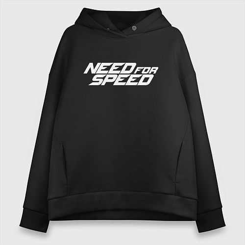 Женское худи оверсайз Need for Speed / Черный – фото 1