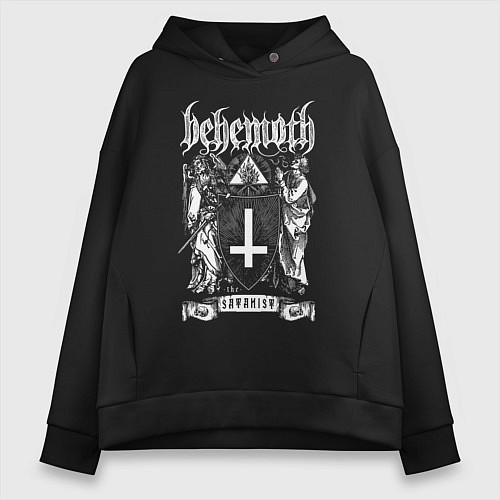 Женское худи оверсайз Behemoth: Satanist / Черный – фото 1