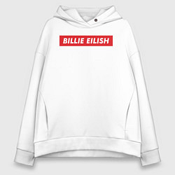 Толстовка оверсайз женская Supreme: Billie Eilish, цвет: белый