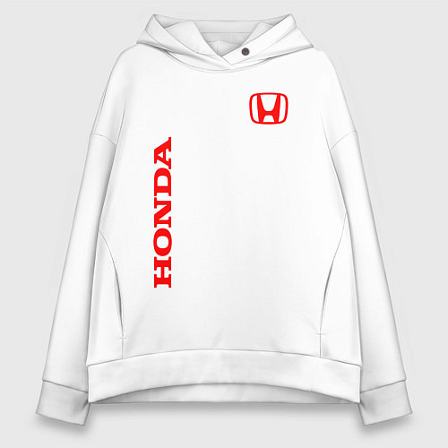 Женское худи оверсайз HONDA / Белый – фото 1