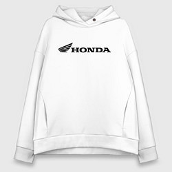 Толстовка оверсайз женская HONDA, цвет: белый