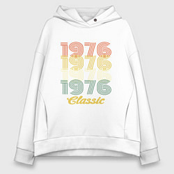Толстовка оверсайз женская 1976 Classic, цвет: белый