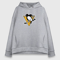 Женское худи оверсайз Pittsburgh Penguins: Evgeni Malkin