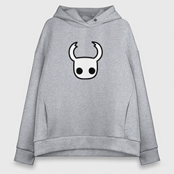 Толстовка оверсайз женская Hollow knight, цвет: меланж