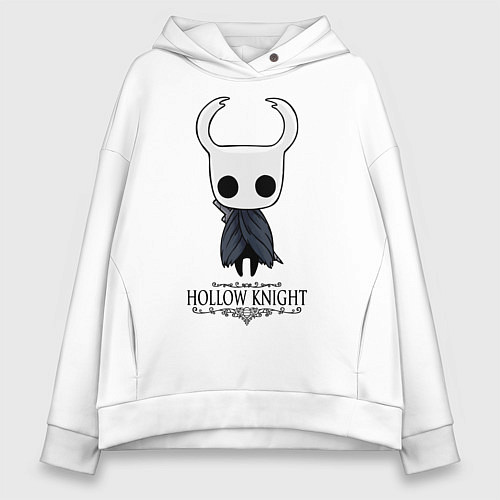 Женское худи оверсайз Hollow Knight / Белый – фото 1