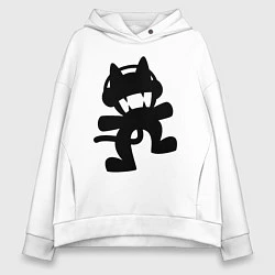 Толстовка оверсайз женская MONSTERCAT, цвет: белый