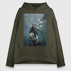 Толстовка оверсайз женская Death Stranding, цвет: хаки