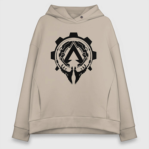 Женское худи оверсайз APEX LEGENDS / Миндальный – фото 1