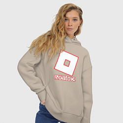Толстовка оверсайз женская ROBLOX, цвет: миндальный — фото 2