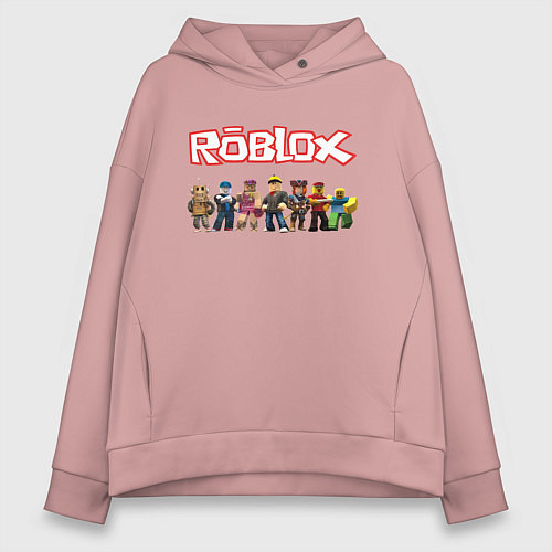 Женское худи оверсайз ROBLOX / Пыльно-розовый – фото 1