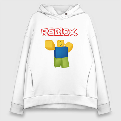 Женское худи оверсайз ROBLOX / Белый – фото 1