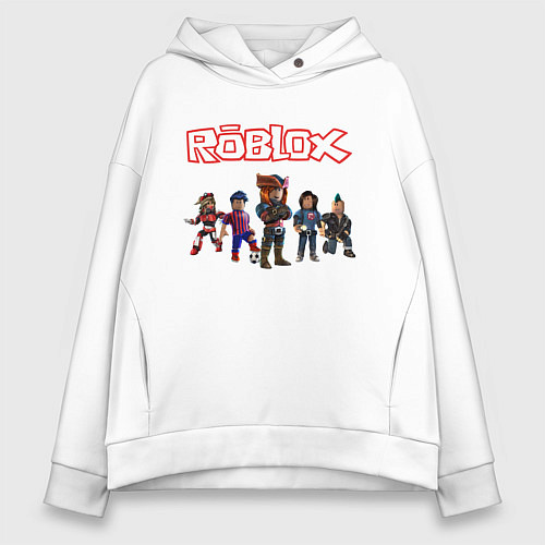 Женское худи оверсайз ROBLOX / Белый – фото 1