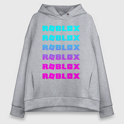 Женское худи оверсайз ROBLOX / Меланж – фото 1