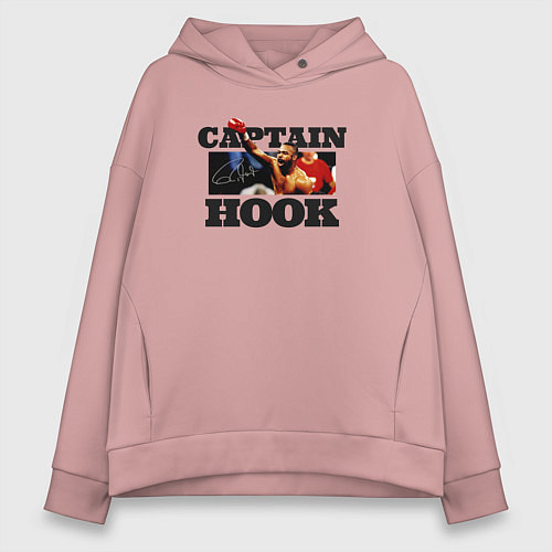 Женское худи оверсайз Captain Hook / Пыльно-розовый – фото 1