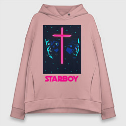 Толстовка оверсайз женская STARBOY, цвет: пыльно-розовый