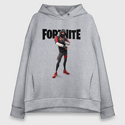 Толстовка оверсайз женская FORTNITE IKONIK, цвет: меланж