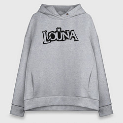 Толстовка оверсайз женская Louna, цвет: меланж