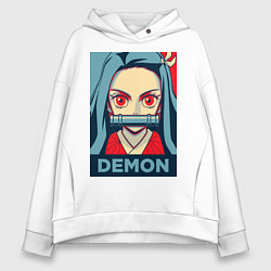 Женское худи оверсайз Незуко Камадо