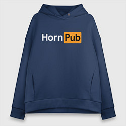 Женское худи оверсайз HornPub