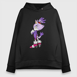 Женское худи оверсайз SONIC Кошка Блейз