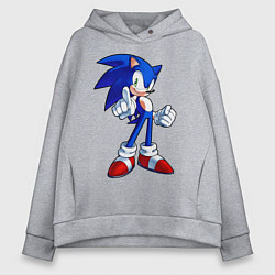 Женское худи оверсайз SONIC