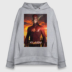 Толстовка оверсайз женская The Flash, цвет: меланж