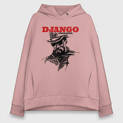 Толстовка оверсайз женская Django, цвет: пыльно-розовый