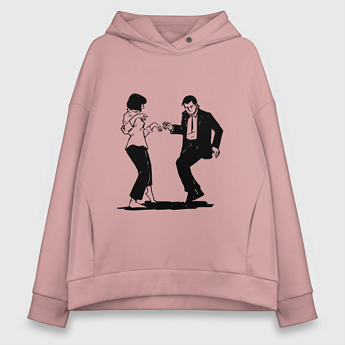 Женское худи оверсайз Грязные танцы Z / Пыльно-розовый – фото 1