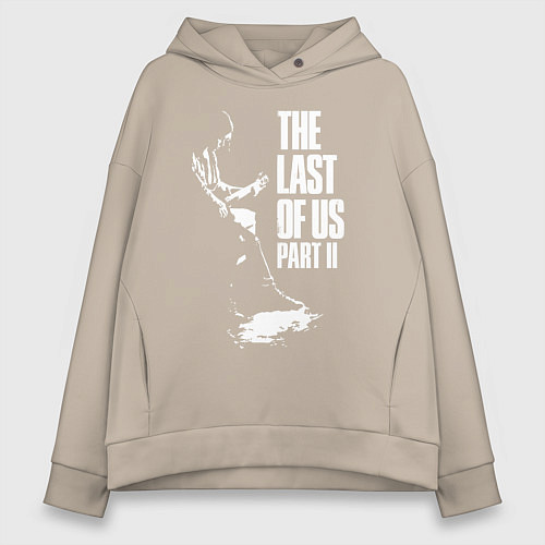 Женское худи оверсайз Элли с гитарой / Миндальный – фото 1