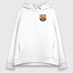 Толстовка оверсайз женская BARCELONA, цвет: белый