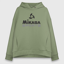 Толстовка оверсайз женская MIKASA SPORTS, цвет: авокадо