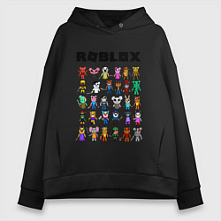 Толстовка оверсайз женская ROBLOX PIGGY, цвет: черный