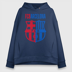 Женское худи оверсайз Barcelona FC