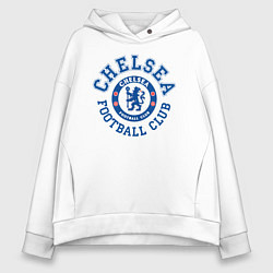 Толстовка оверсайз женская Chelsea FC, цвет: белый