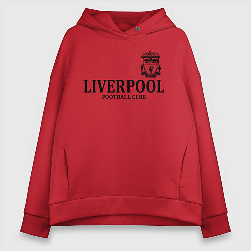 Женское худи оверсайз Liverpool FC / Красный – фото 1