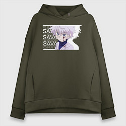 Женское худи оверсайз SAVAGE Killua Zoldyck