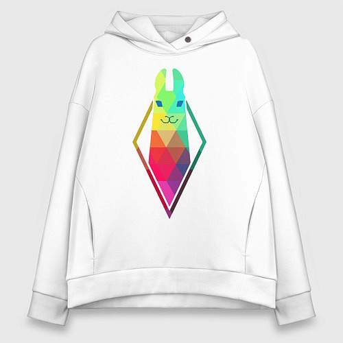 Женское худи оверсайз THE SIMS / Белый – фото 1