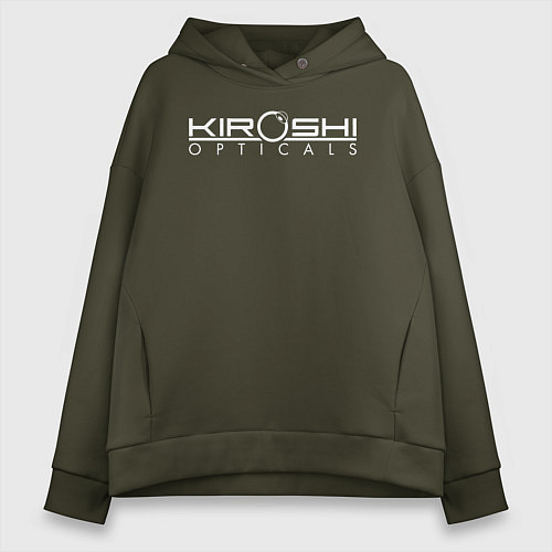 Женское худи оверсайз KIROSHI OPTICALS / Хаки – фото 1