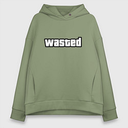 Толстовка оверсайз женская WASTED, цвет: авокадо