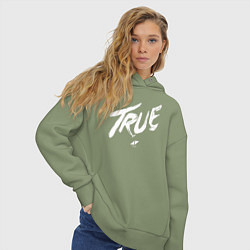 Толстовка оверсайз женская TRUE AVICII, цвет: авокадо — фото 2