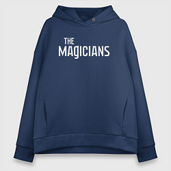 Толстовка оверсайз женская The Magicians, цвет: тёмно-синий