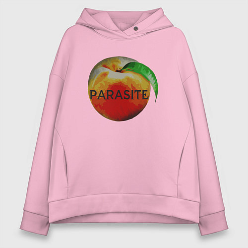 Женское худи оверсайз Parasite Peach / Светло-розовый – фото 1