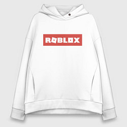 Толстовка оверсайз женская Roblox, цвет: белый