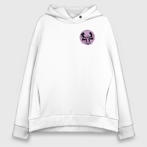 Женское худи оверсайз Мастер / Белый – фото 1