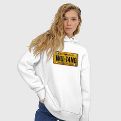 Толстовка оверсайз женская Wu-Tang - East Coast, цвет: белый — фото 2