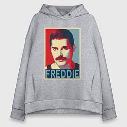 Толстовка оверсайз женская Freddie, цвет: меланж