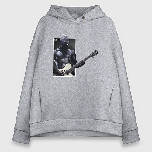 Женское худи оверсайз Уэс / Меланж – фото 1