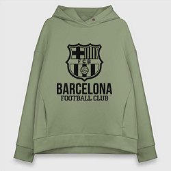 Женское худи оверсайз Barcelona FC