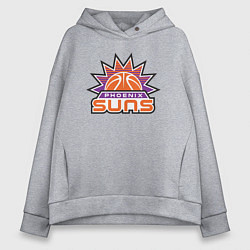 Толстовка оверсайз женская Phoenix Suns, цвет: меланж