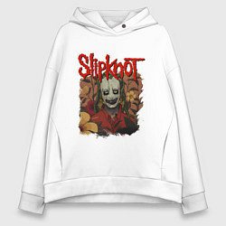 Толстовка оверсайз женская SLIPKNOT СЛИПКНОТ Z, цвет: белый